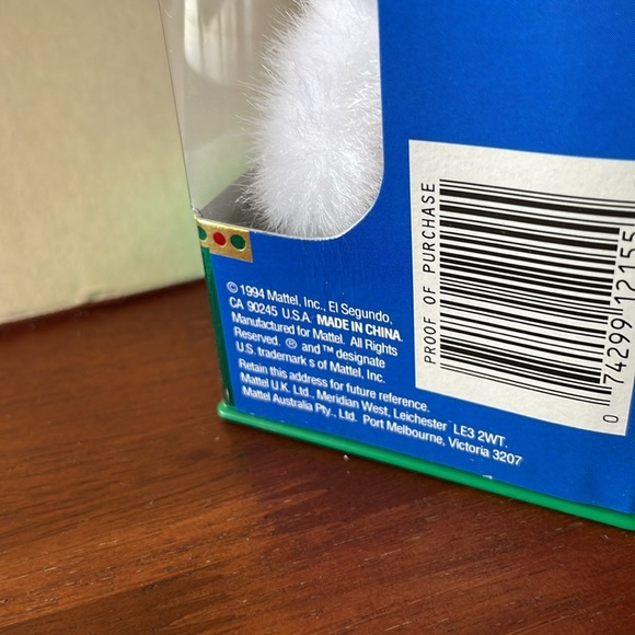 1994 Rare Misprint Boxart Happy Holidays Barbie Special Edition NIB Mint - Picture 8 of 14